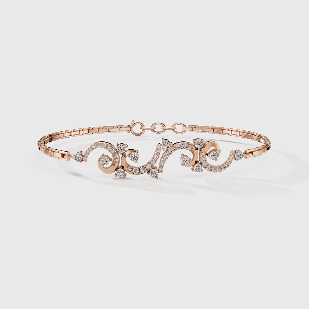 curvvs diamonds bracelet - Cyera Gems & Jewellery