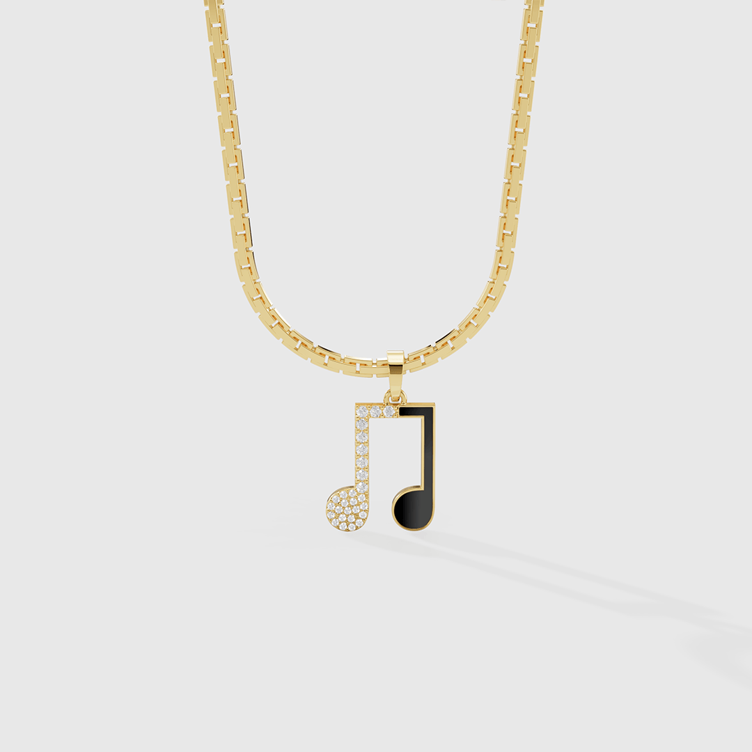 Harmony Gold Music Pendants - Cyera Gems & Jewellery