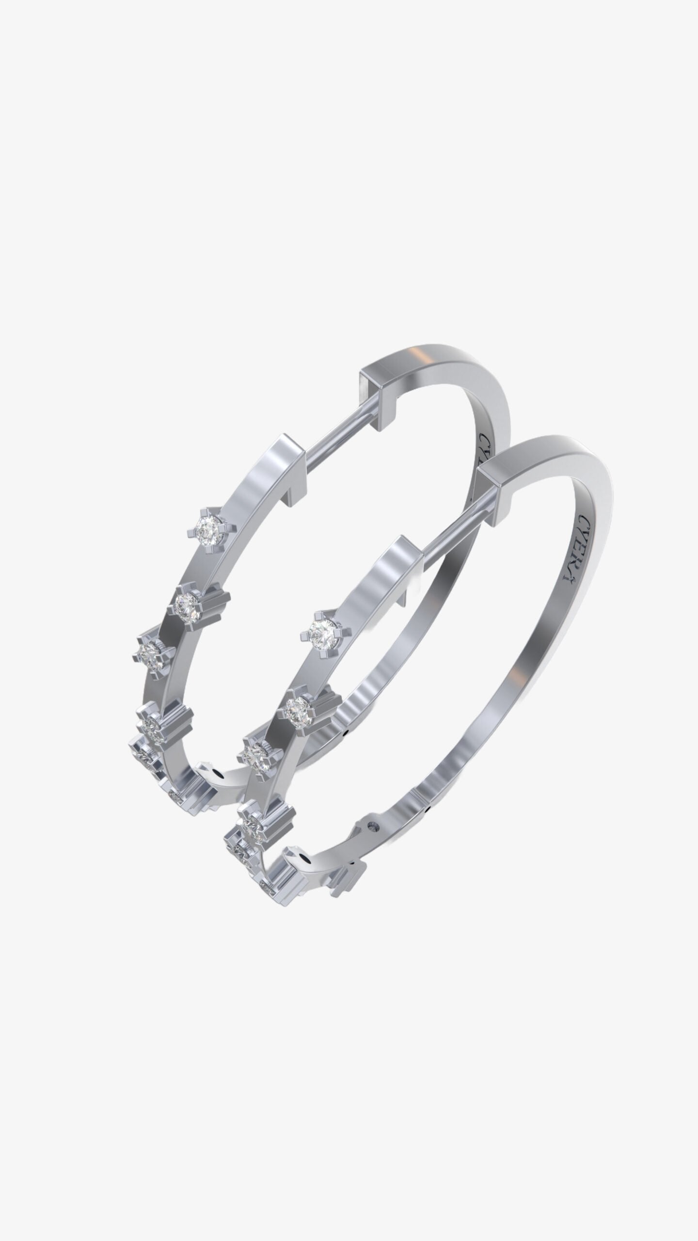 Minas Diamond Earring - Cyera Gems & Jewellery