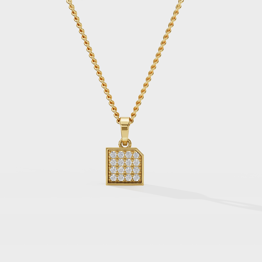 Cove Diamond Pendant - Cyera Gems & Jewellery