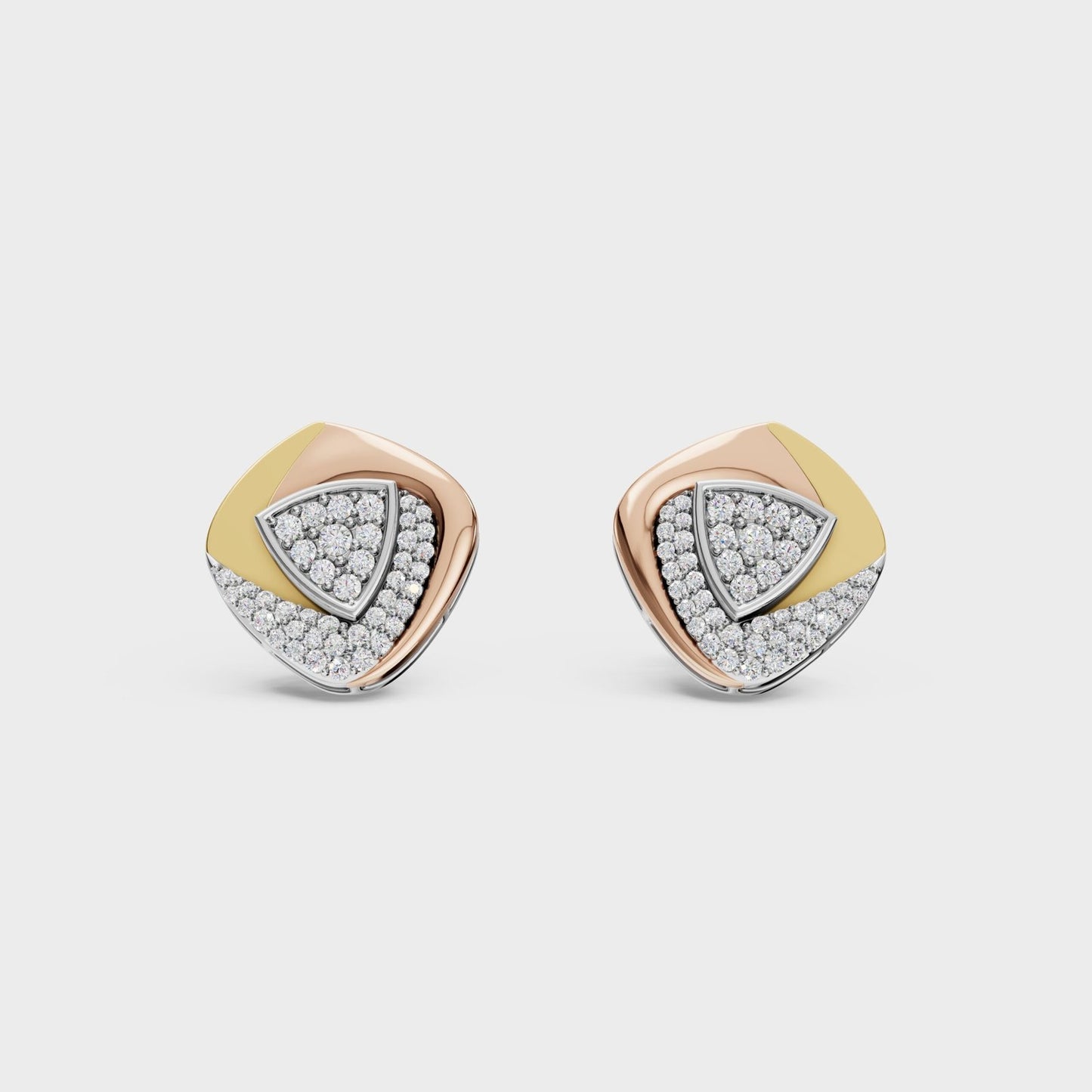 Triot Diamond Earrings - Cyera Gems & Jewellery