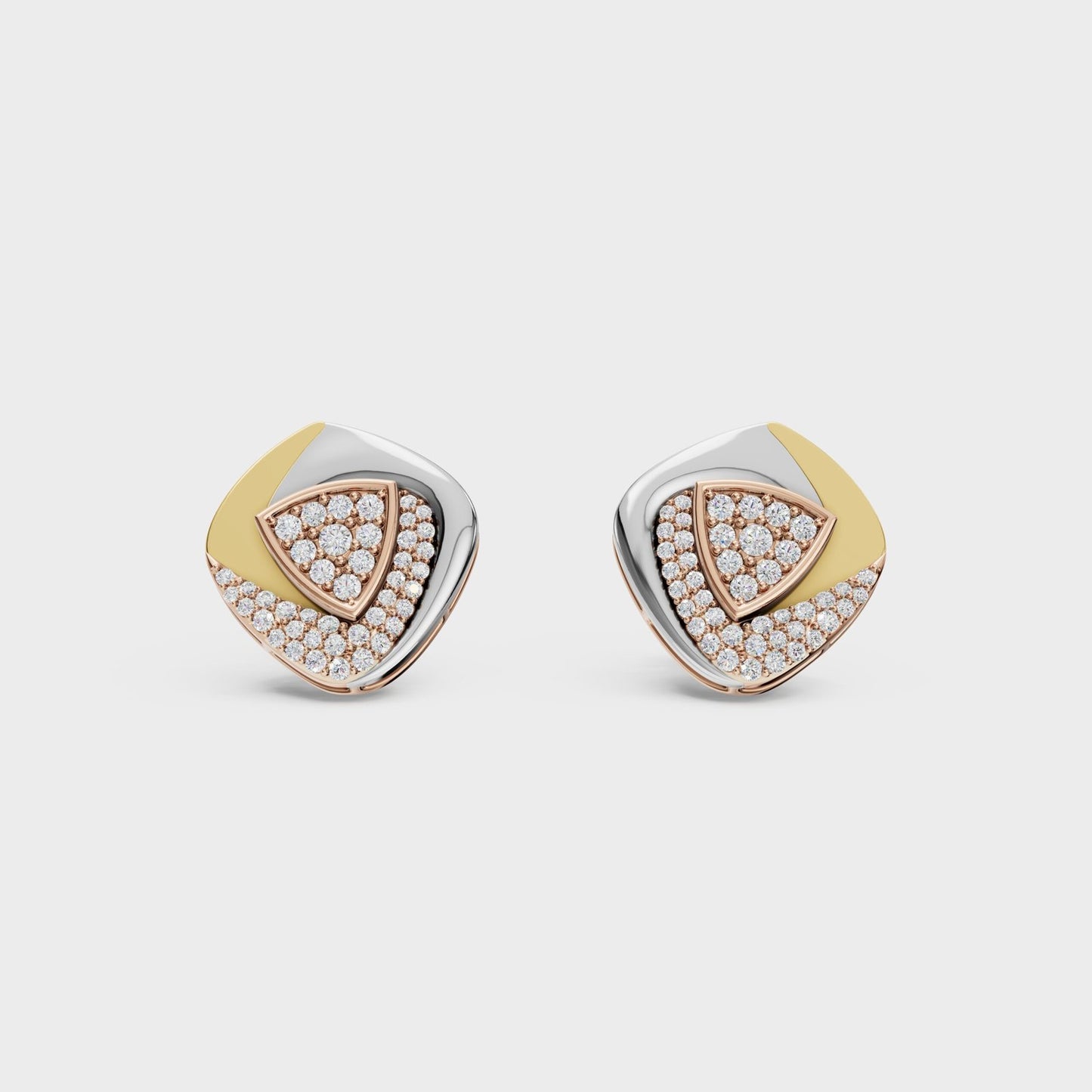 Triot Diamond Earrings - Cyera Gems & Jewellery
