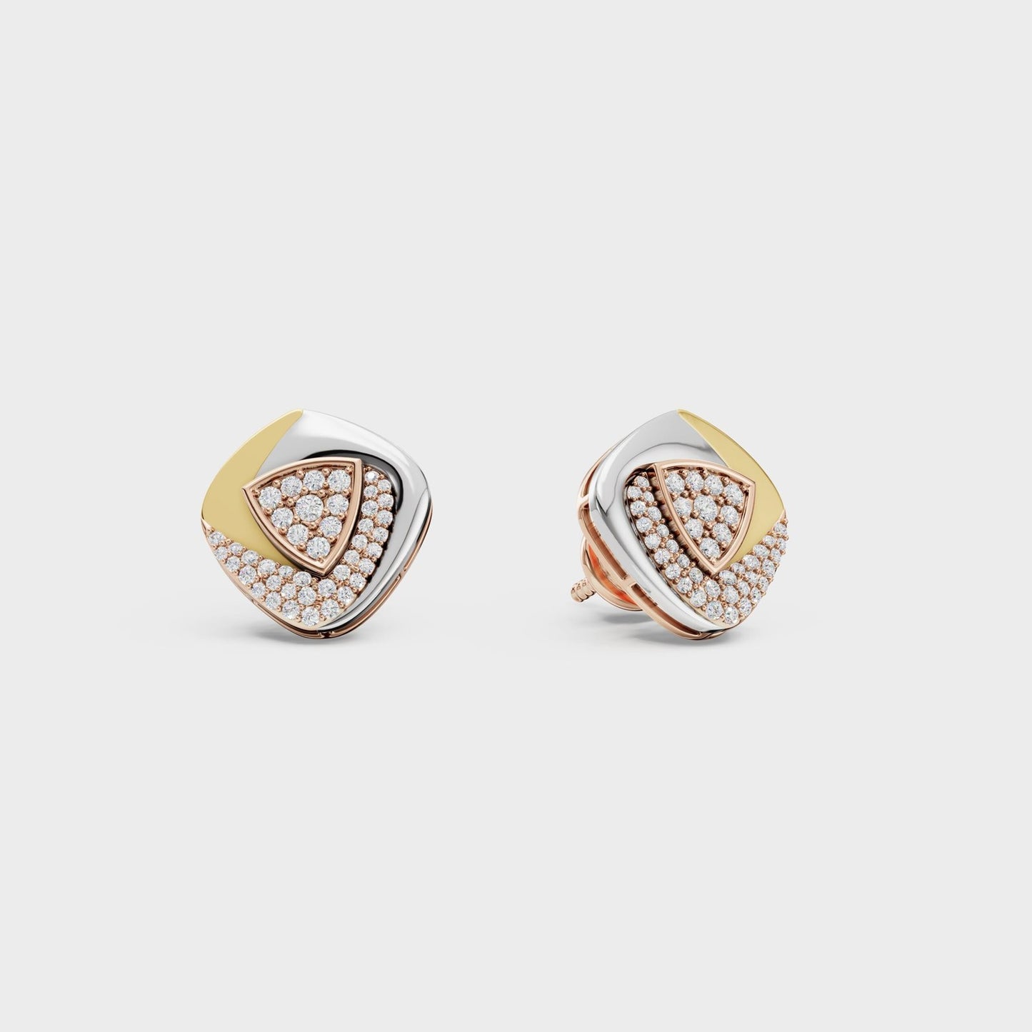 Triot Diamond Earrings - Cyera Gems & Jewellery