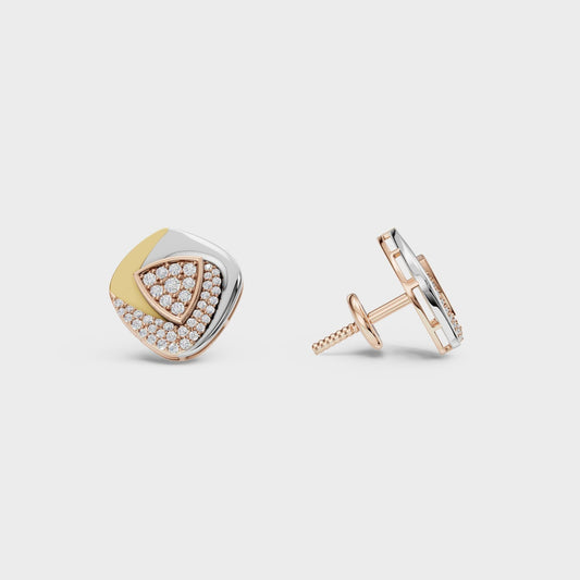 Triot Diamond Earrings - Cyera Gems & Jewellery