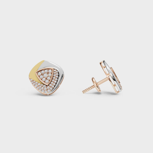 Triot Diamond Earrings - Cyera Gems & Jewellery