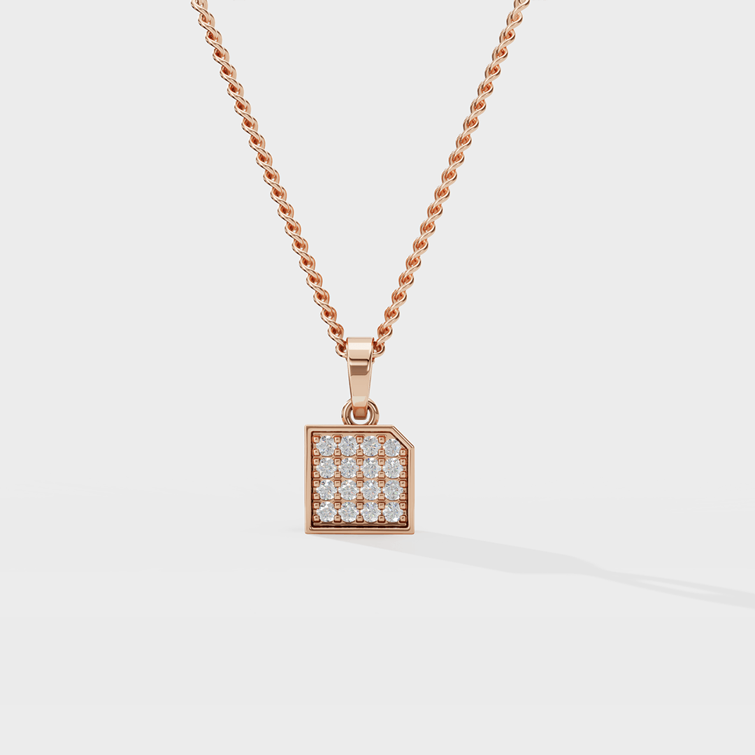 Cove Diamond Pendant - Cyera Gems & Jewellery
