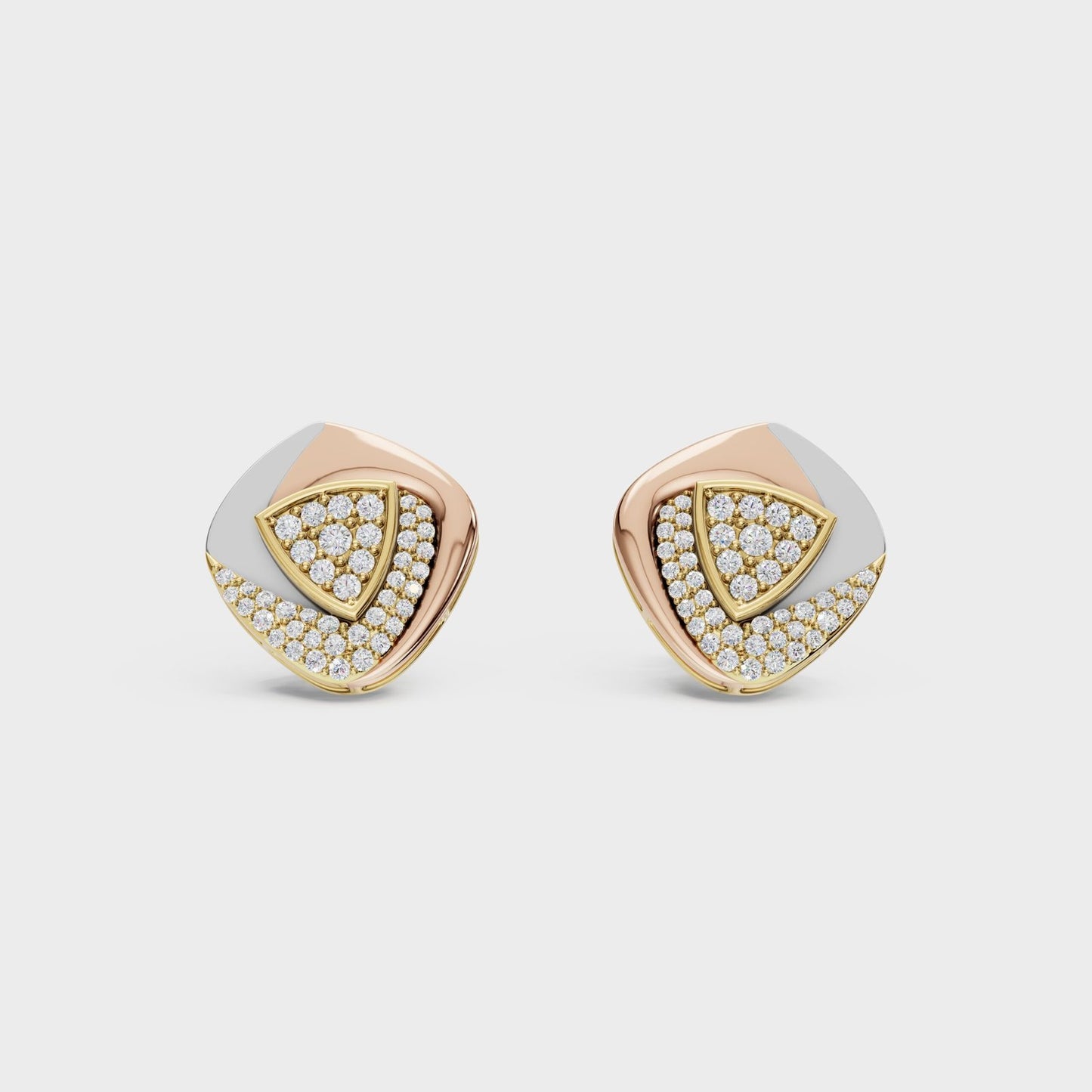 Triot - I Diamond Earrings - Cyera Gems & Jewellery