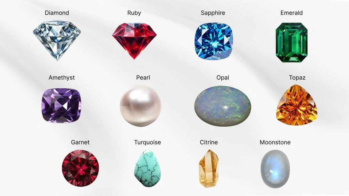 Top 12 Stunning Gemstones and Their Meanings in Jewellery