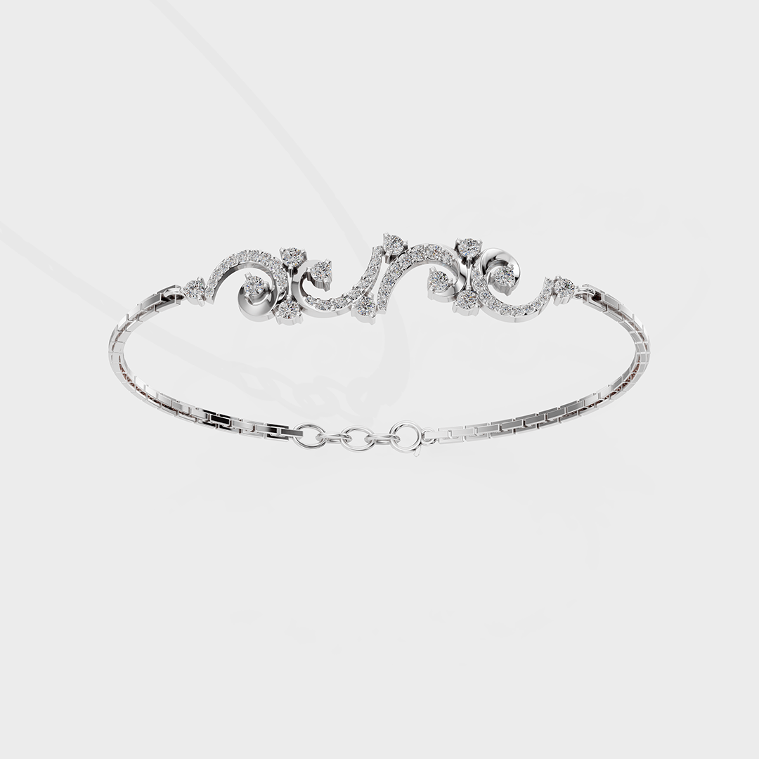 curvvs diamonds bracelet - Cyera Gems & Jewellery