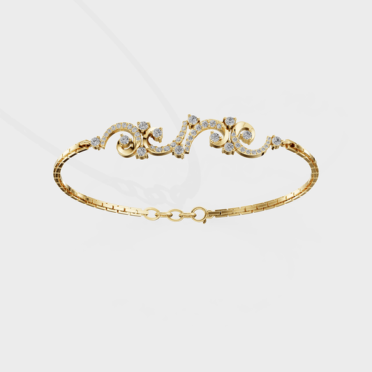 curvvs diamonds bracelet - Cyera Gems & Jewellery