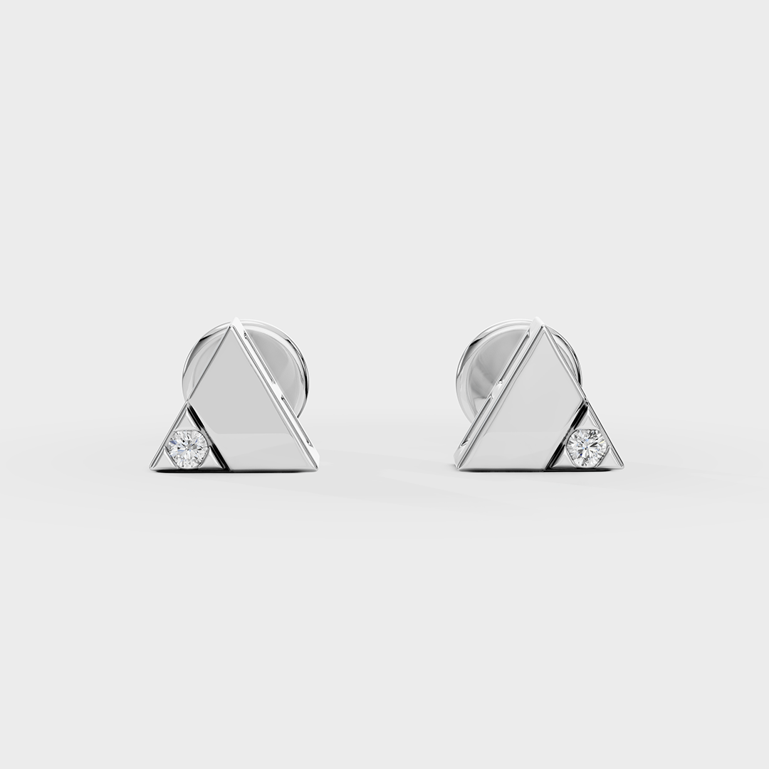 Gleam T Diamond Glow Earrings - Cyera Gems & Jewellery