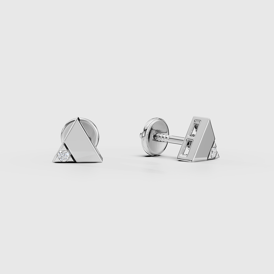 Gleam T Diamond Glow Earrings - Cyera Gems & Jewellery