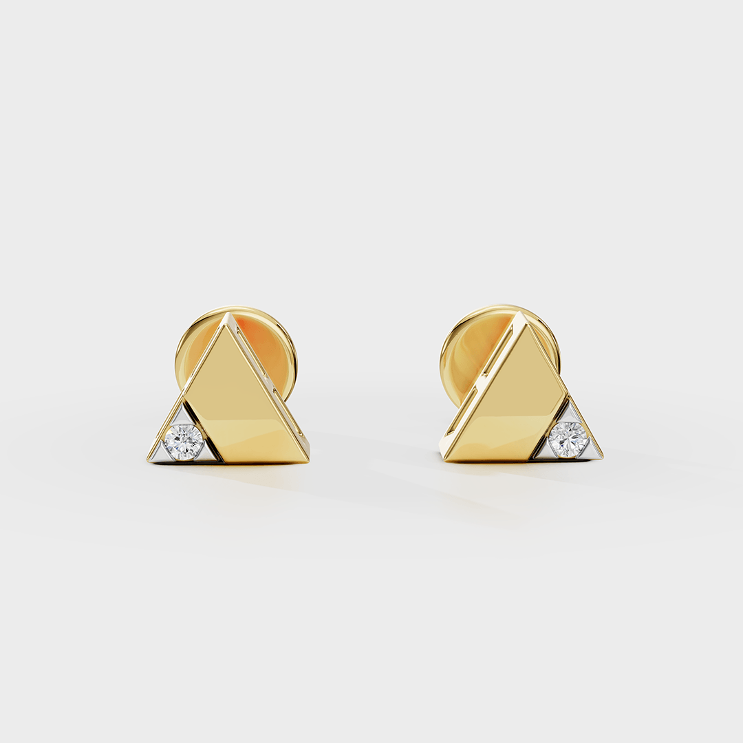 Gleam T Diamond Glow Earrings - Cyera Gems & Jewellery