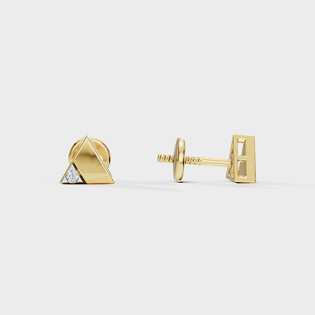 Gleam T Diamond Glow Earrings - Cyera Gems & Jewellery