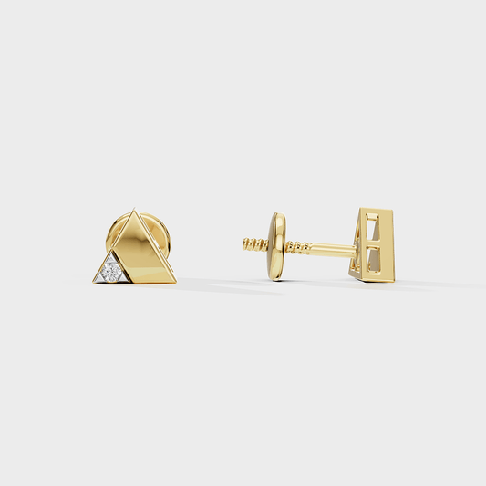 Gleam T Diamond Glow Earrings - Cyera Gems & Jewellery