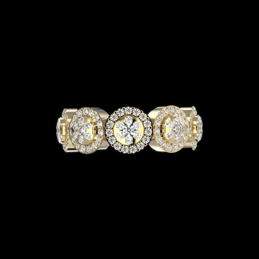 Celeste Clustered Diamond Ring - Cyera Gems & Jewellery