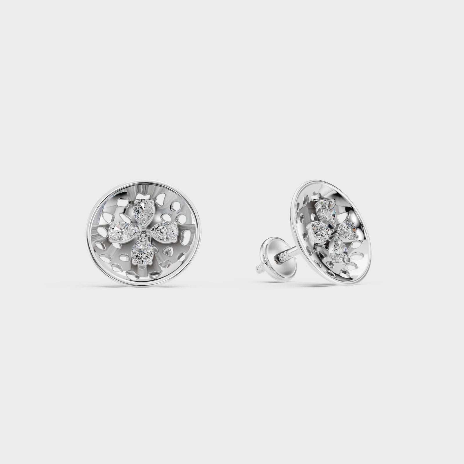 Sivquad Diamond Earring - Cyera Gems & Jewellery