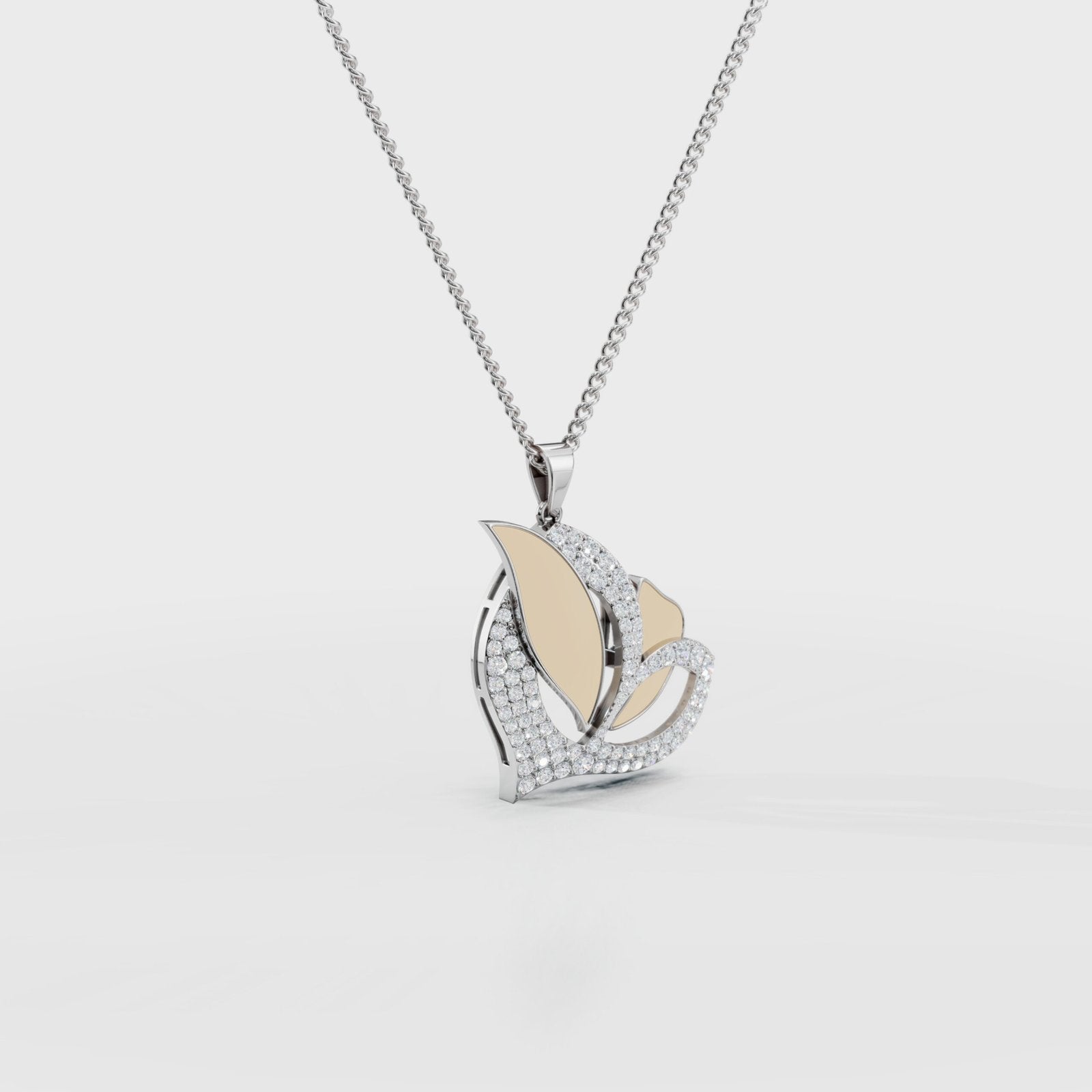 Golden Leaves Pendant - Cyera Gems & Jewellery