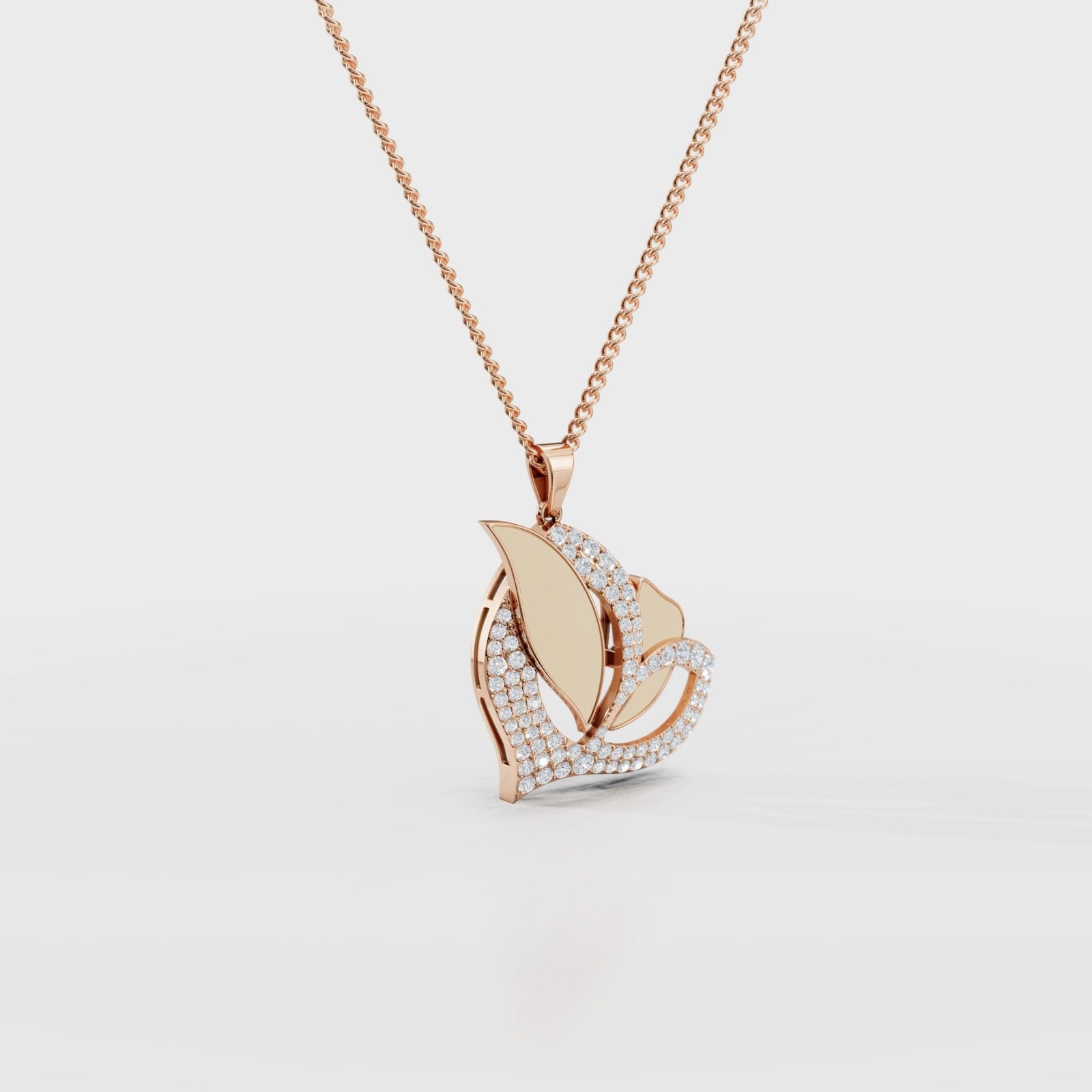 Golden Leaves Pendant - Cyera Gems & Jewellery