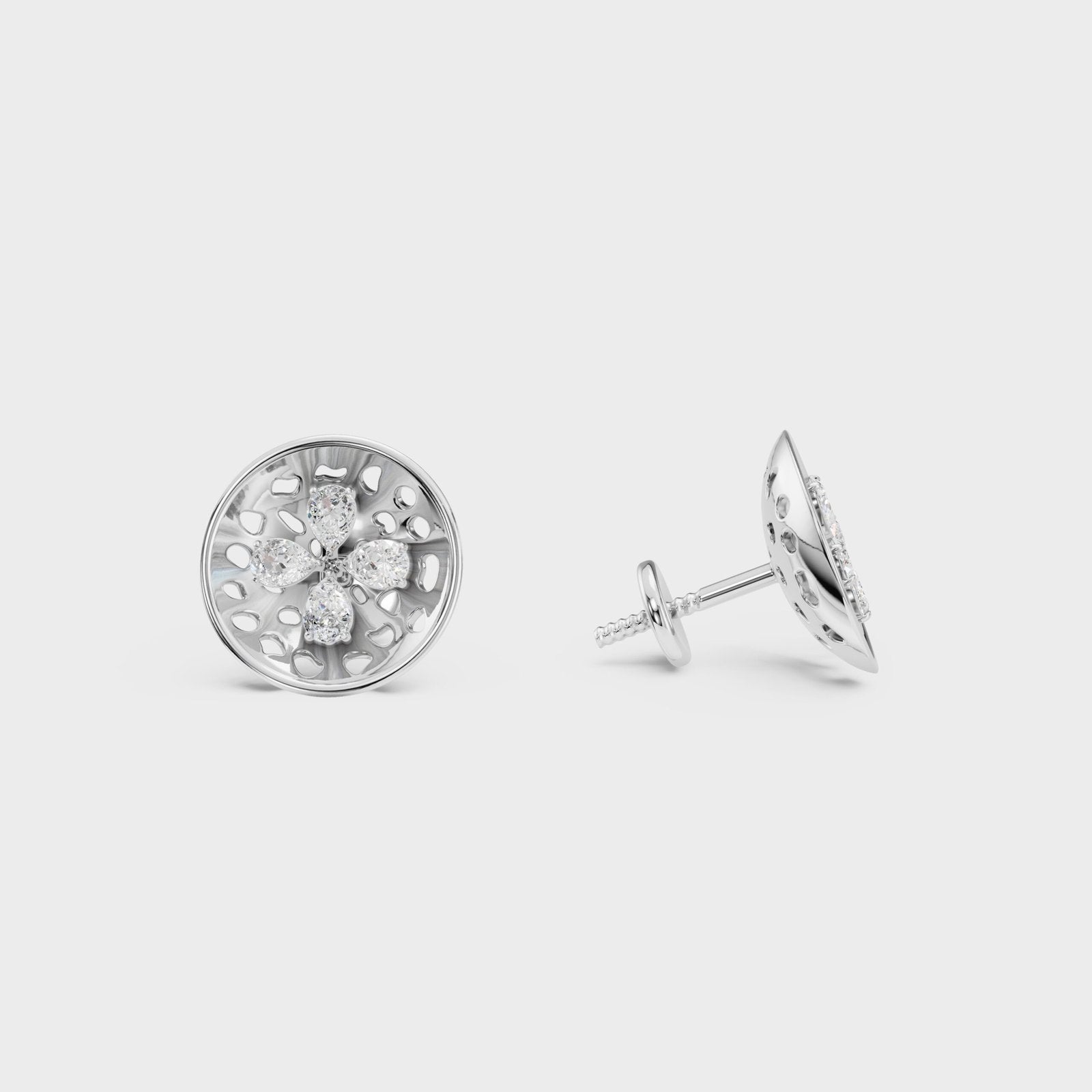 Sivquad Diamond Earring - Cyera Gems & Jewellery