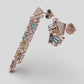"Spectrum A Luxury Earrings - \"Lab Grown\", \"Rose Gold\" - Cyera Gems & Jewellery"