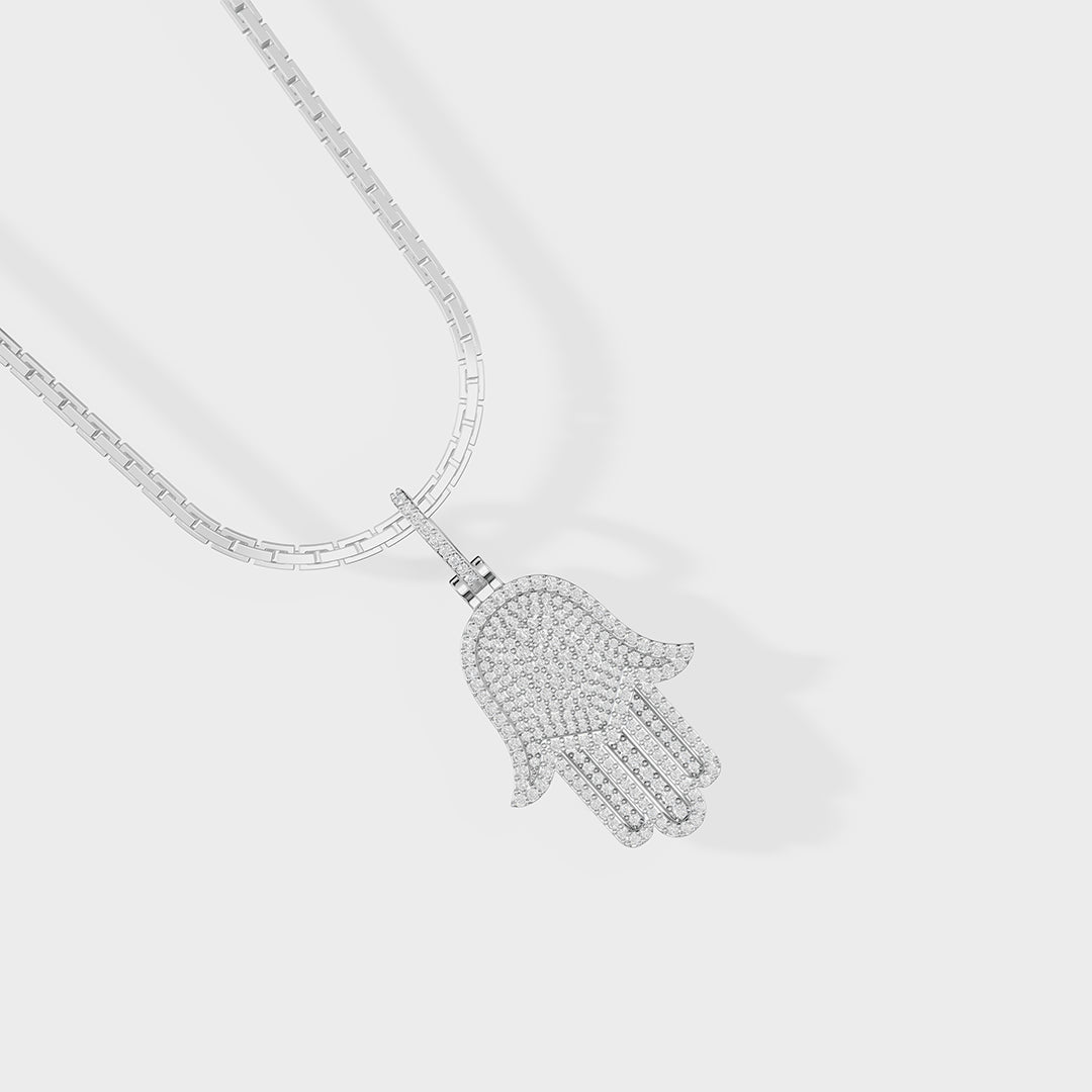 "Hamsa Hand Pendant - Cyera Gems & Jewellery"