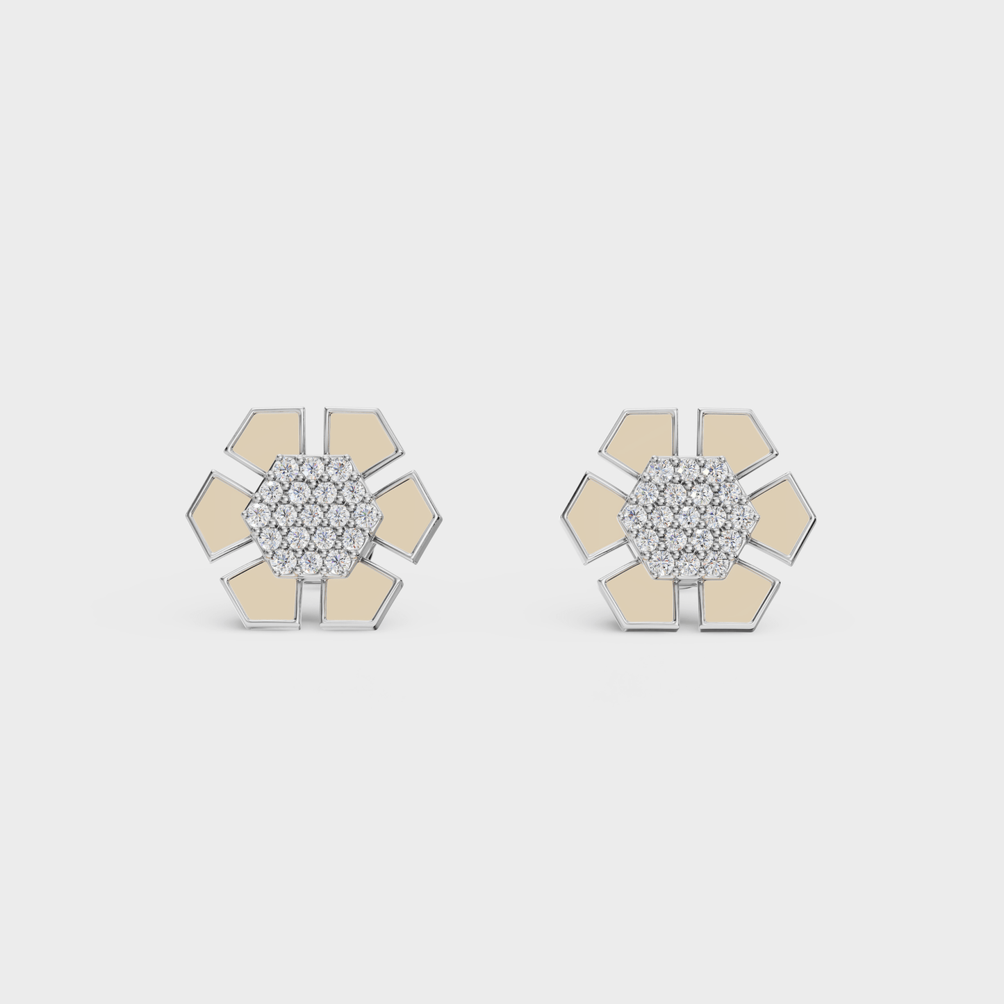Mother II Diamond Earring - Cyera Gems & Jewellery