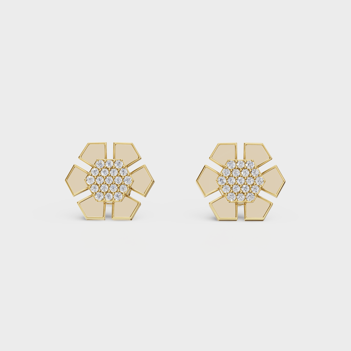 Mother II Diamond Earring - Cyera Gems & Jewellery