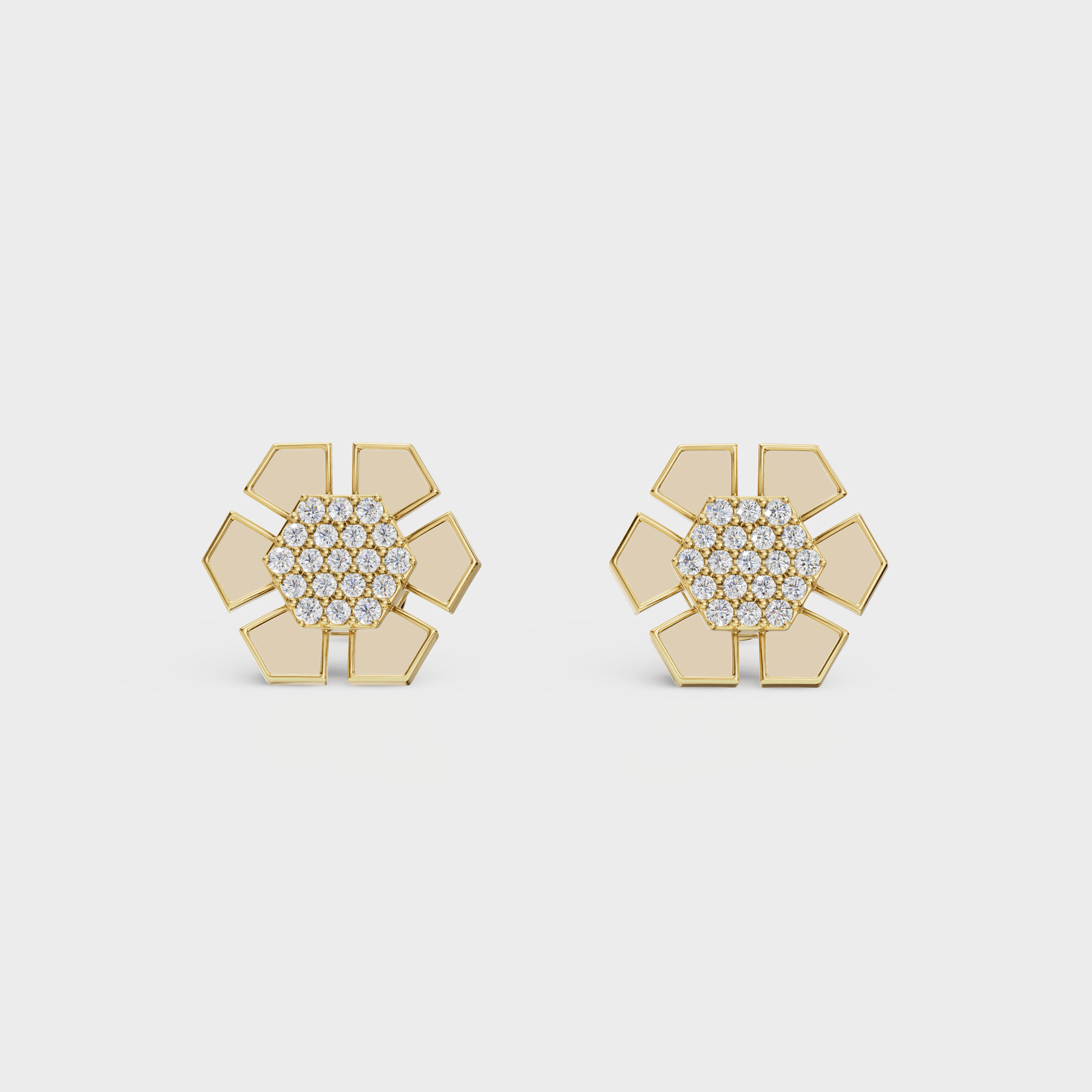 Mother II Diamond Earring - Cyera Gems & Jewellery