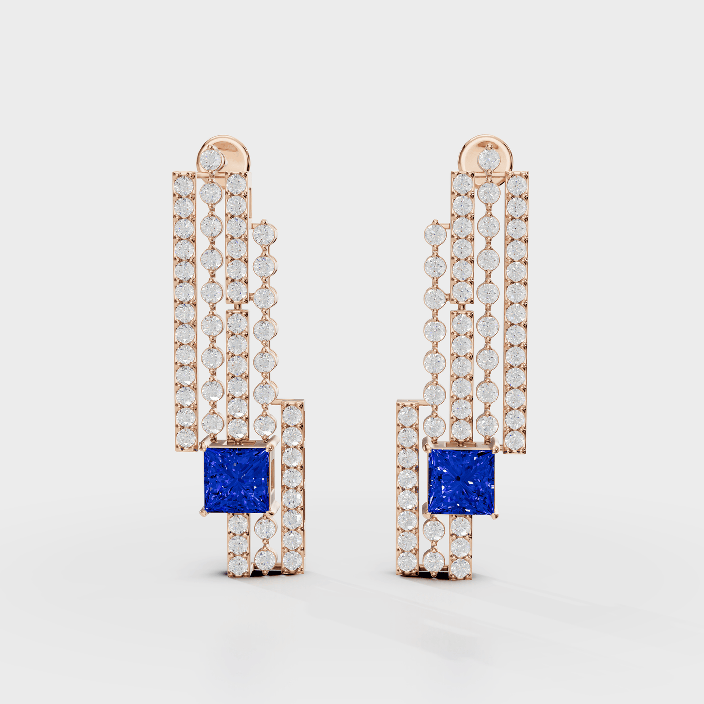Lunaria Diamond Earring - Cyera Gems & Jewellery