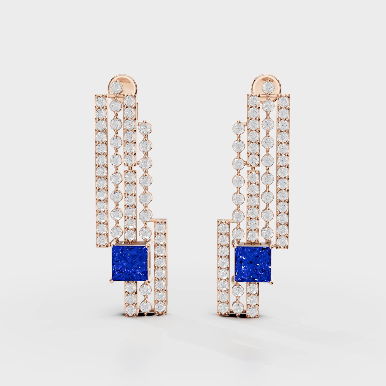 Lunaria Diamond Earring - Cyera Gems & Jewellery