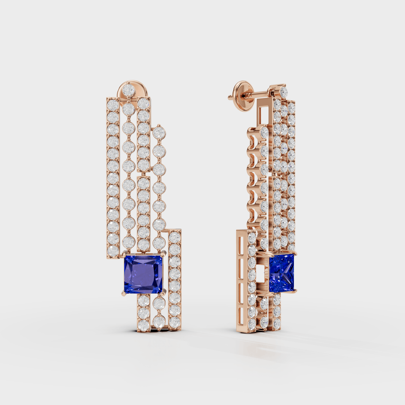 Lunaria Diamond Earring - Cyera Gems & Jewellery