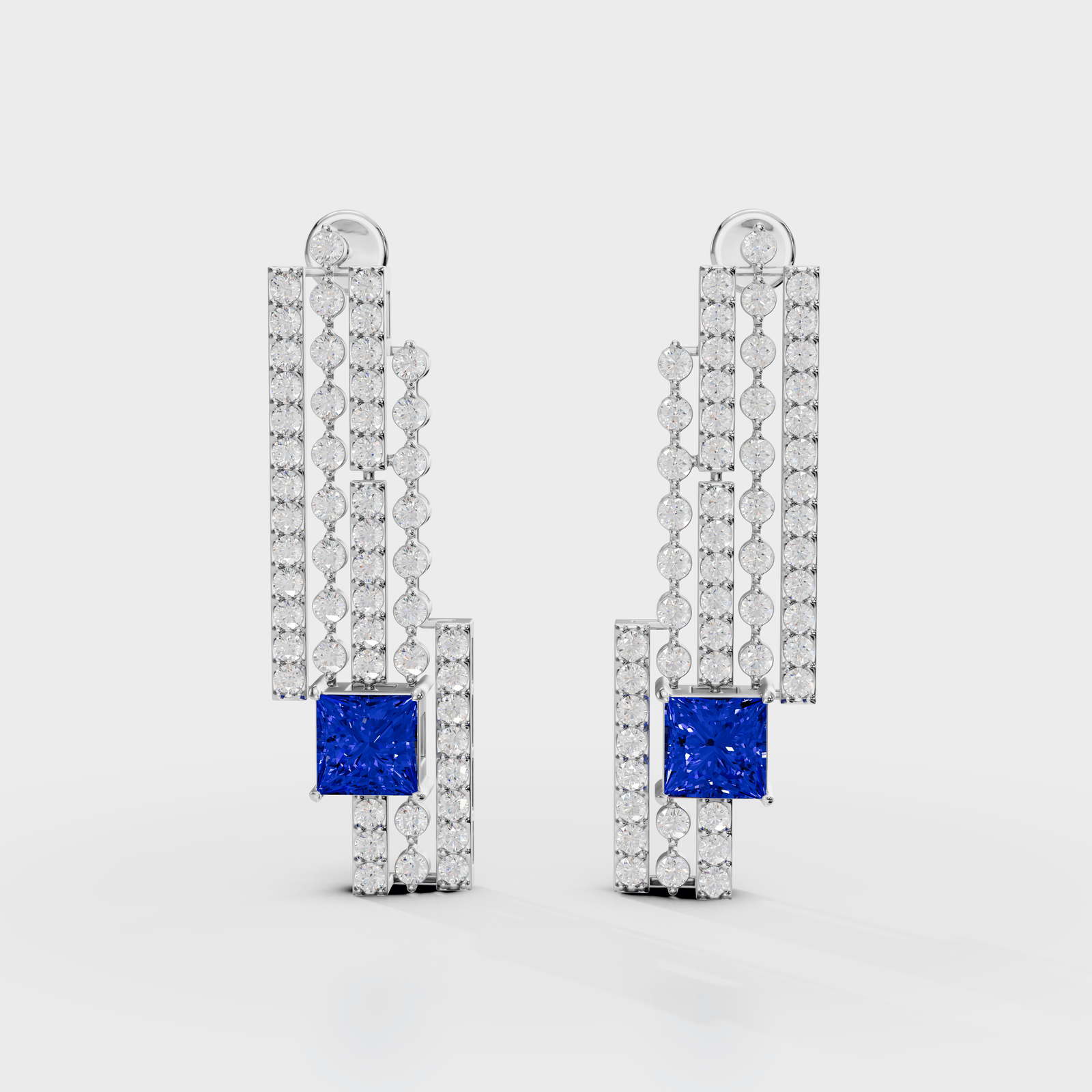 Lunaria Diamond Earring - Cyera Gems & Jewellery