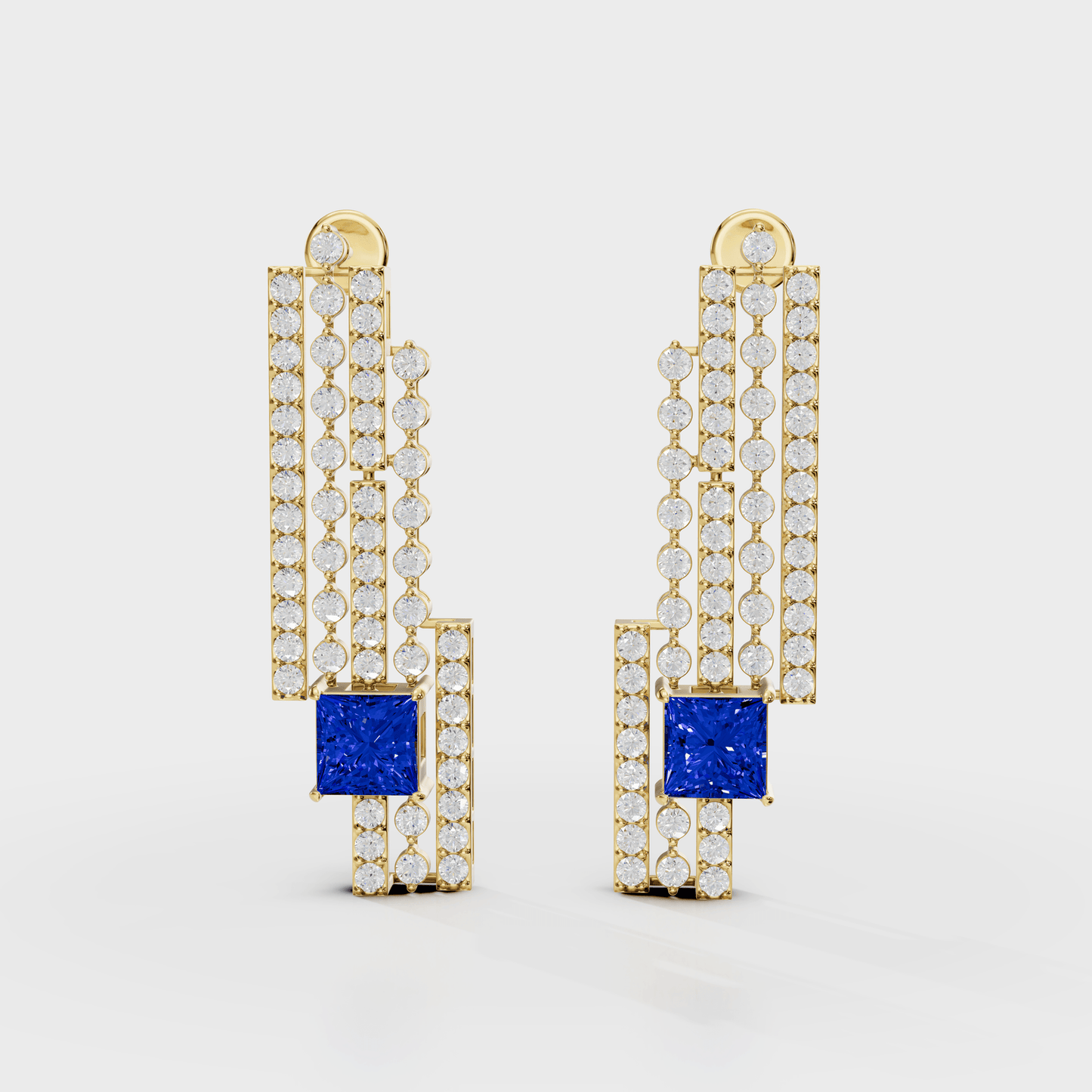 Lunaria Diamond Earring - Cyera Gems & Jewellery