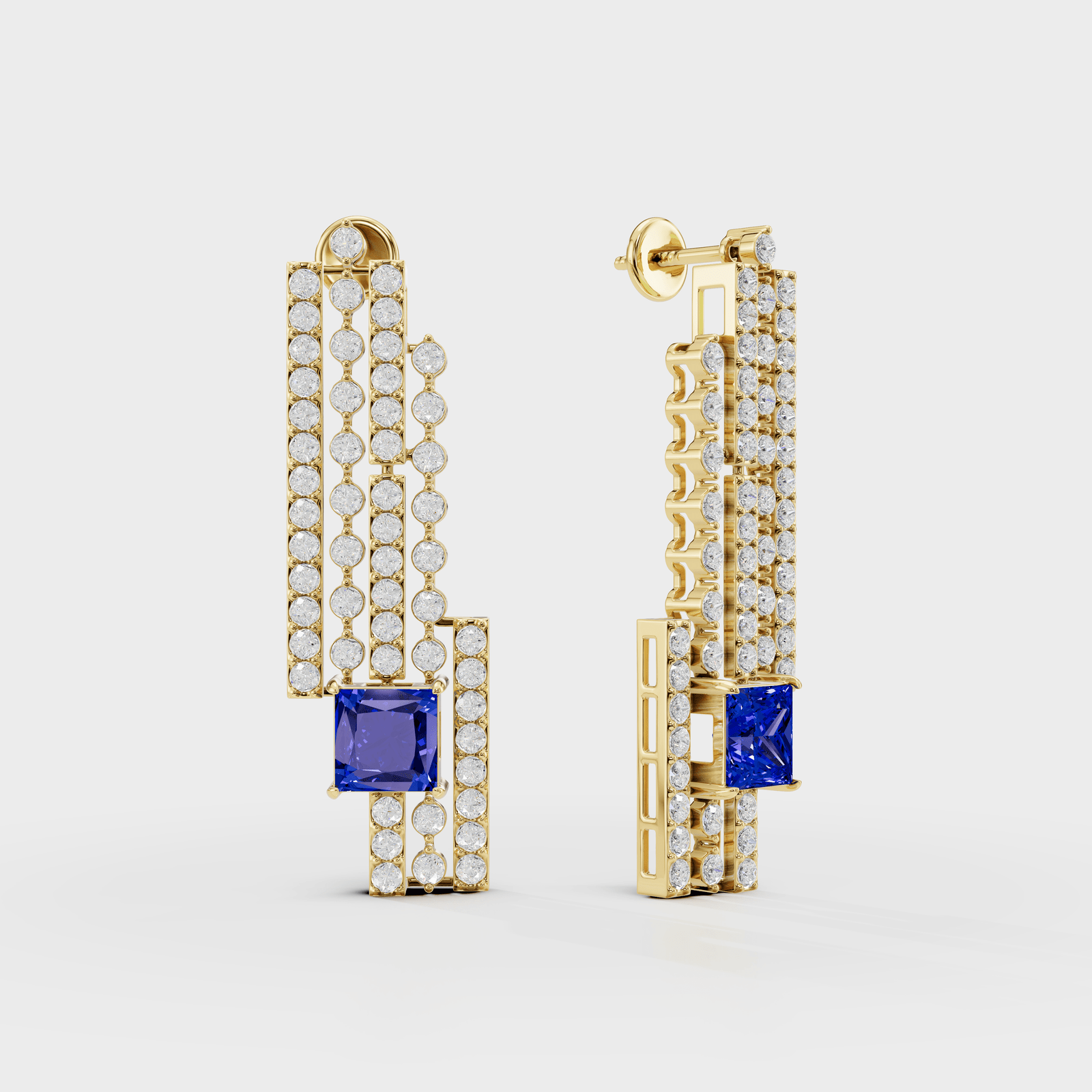 Lunaria Diamond Earring - Cyera Gems & Jewellery
