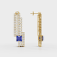 Lunaria Diamond Earring - Cyera Gems & Jewellery