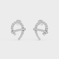 Curvross Diamond Earring - Cyera Gems & Jewellery