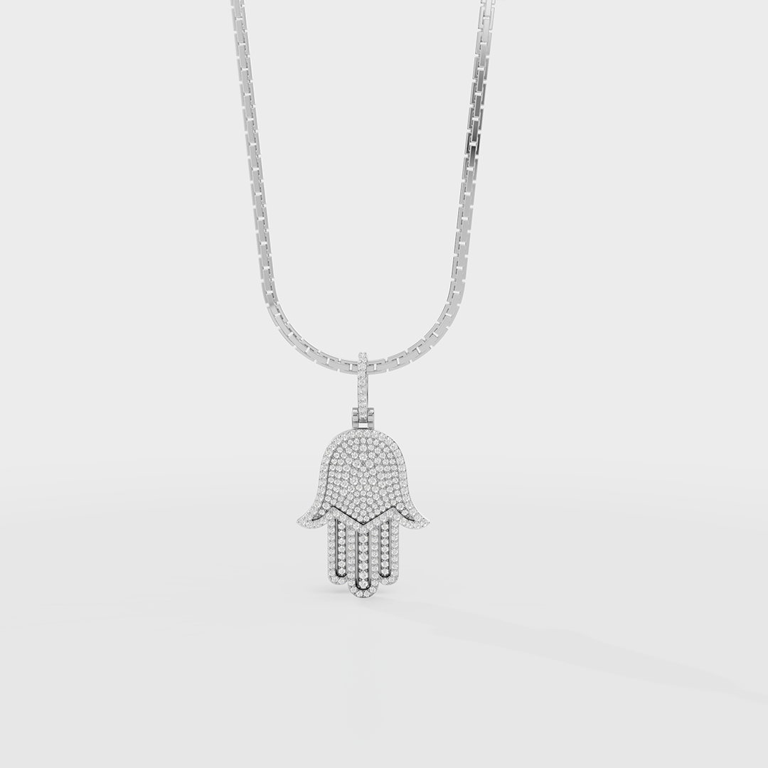 Hamsa Hand Pendant - Cyera Gems & Jewellery