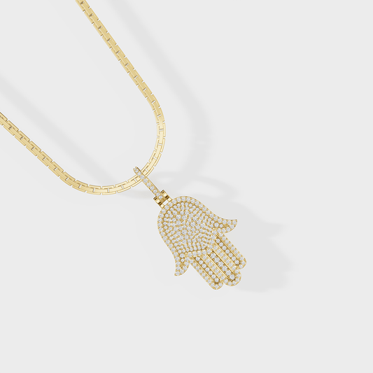 Hamsa Hand Pendant - Cyera Gems & Jewellery