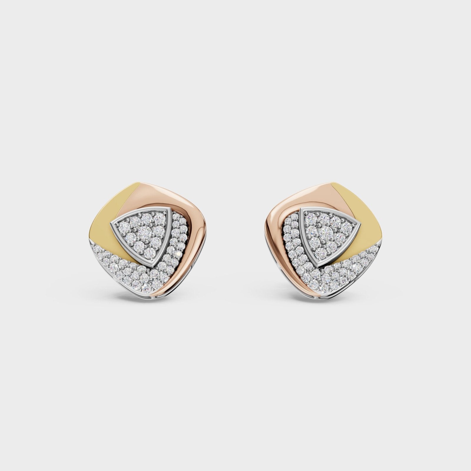 Triot - I Diamond Earrings - Cyera Gems & Jewellery
