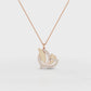 Golden Leaves Pendant - Cyera Gems & Jewellery
