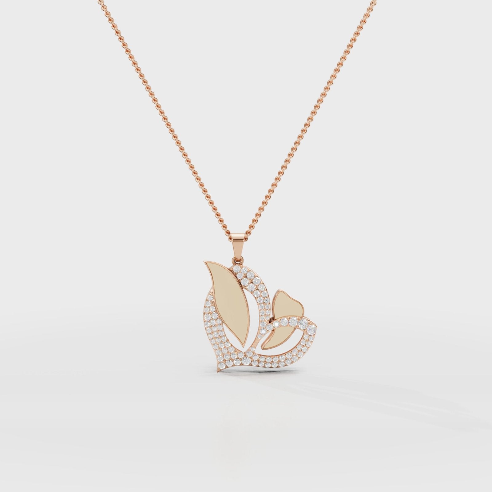 Golden Leaves Pendant - Cyera Gems & Jewellery
