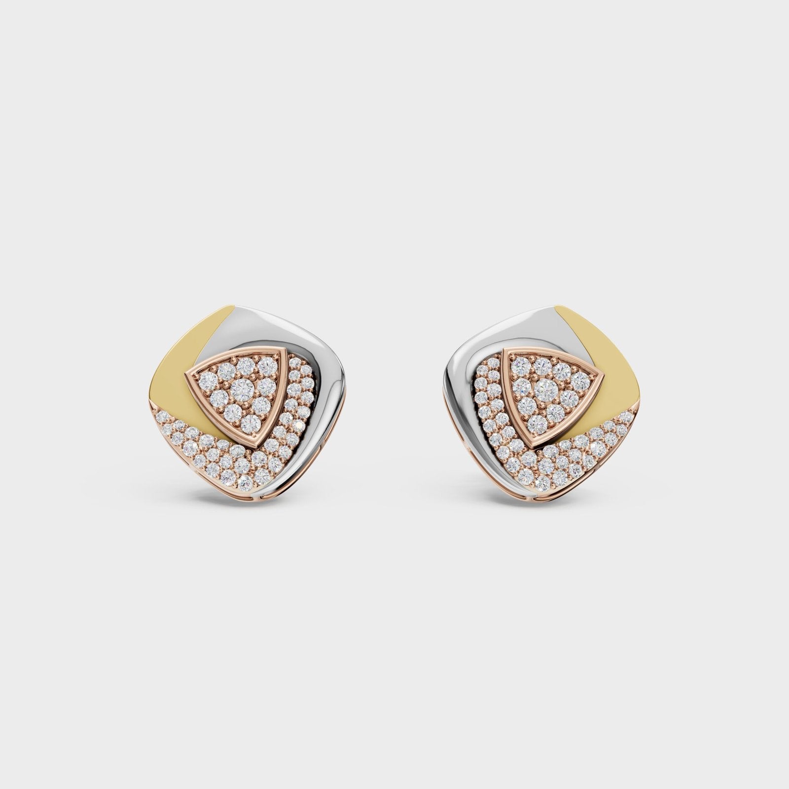 Triot - I Diamond Earrings - Cyera Gems & Jewellery