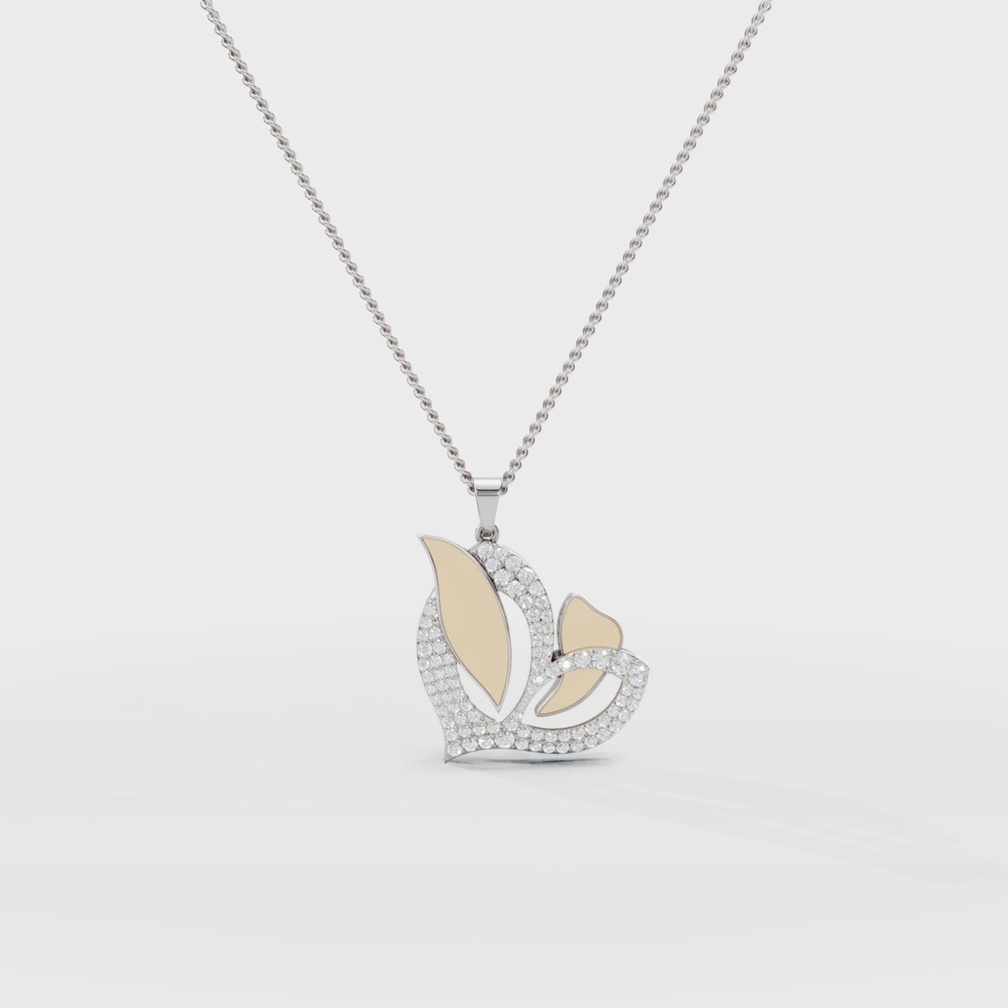 Golden Leaves Pendant - Cyera Gems & Jewellery