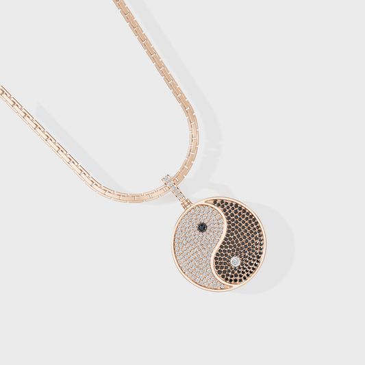 Yin-Yang Diamond Pendant - Cyera Gems & Jewellery