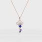 Key Diamond Pendant - Cyera Gems & Jewellery
