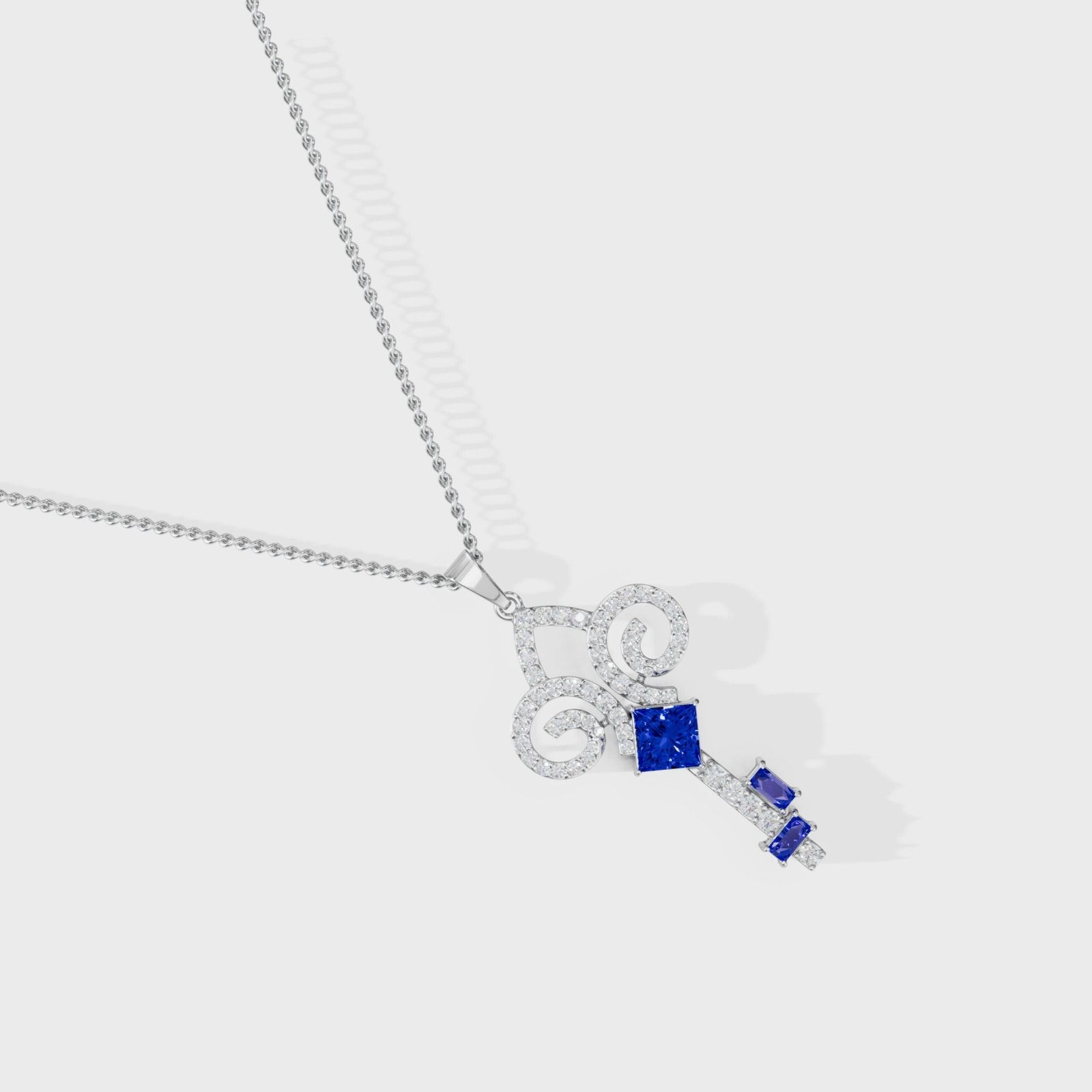 Key Diamond Pendant - Cyera Gems & Jewellery