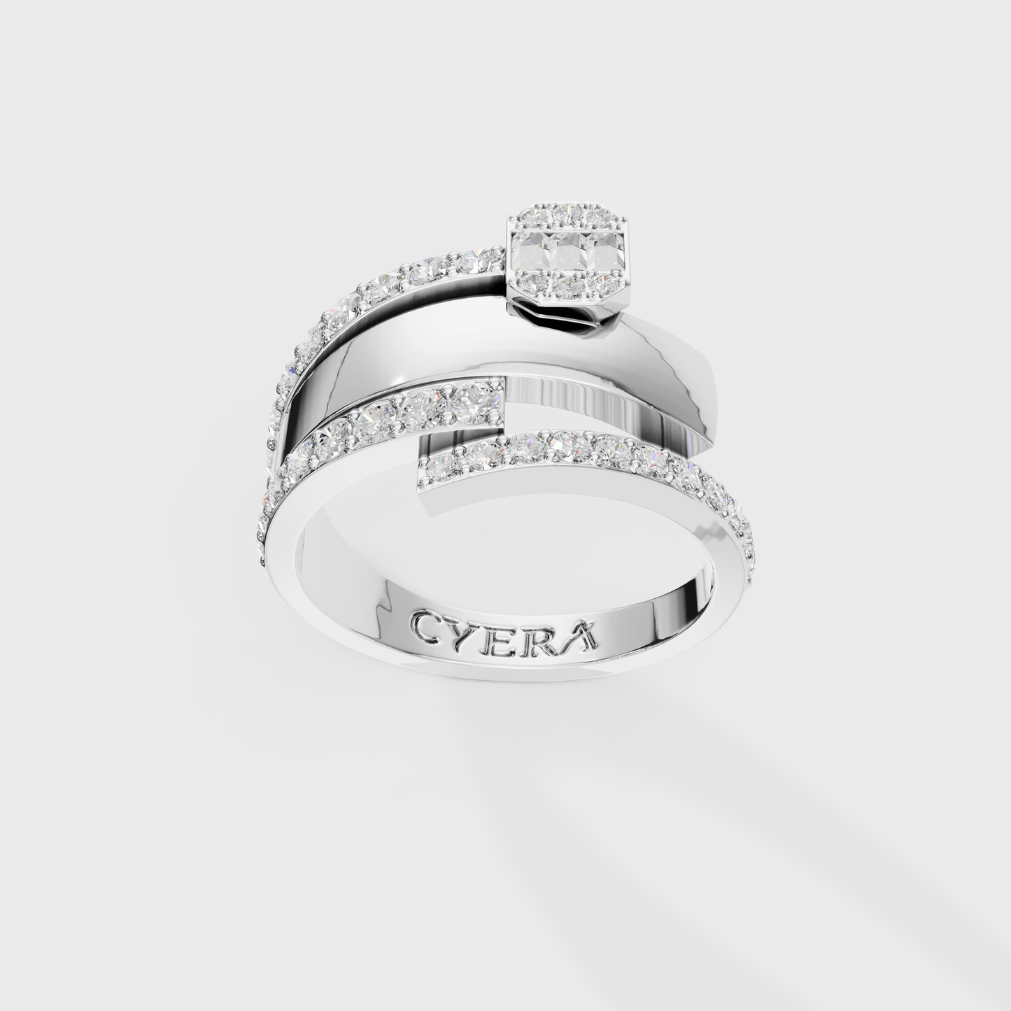 Sparkling Nexus Diamond Ring - Cyera Gems & Jewellery