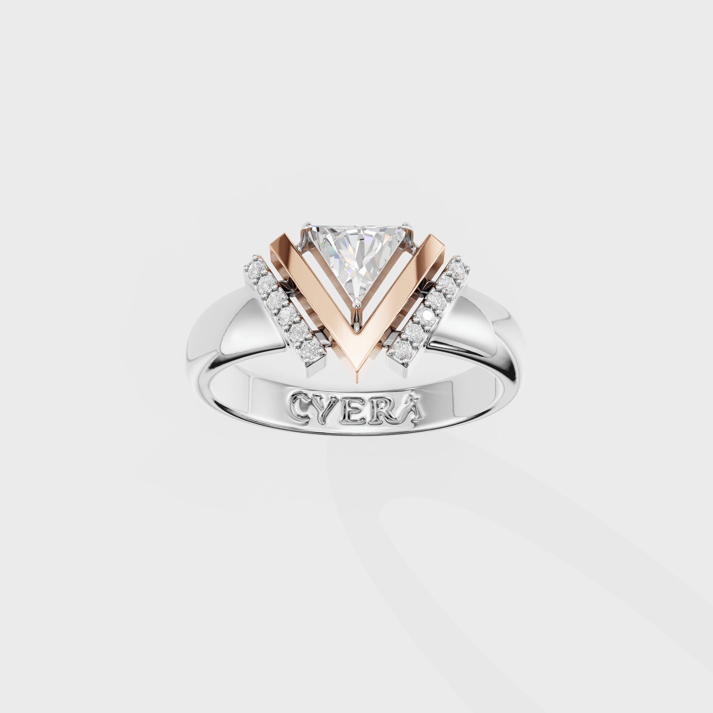 Trigon Diamond Ring - Cyera Gems & Jewellery