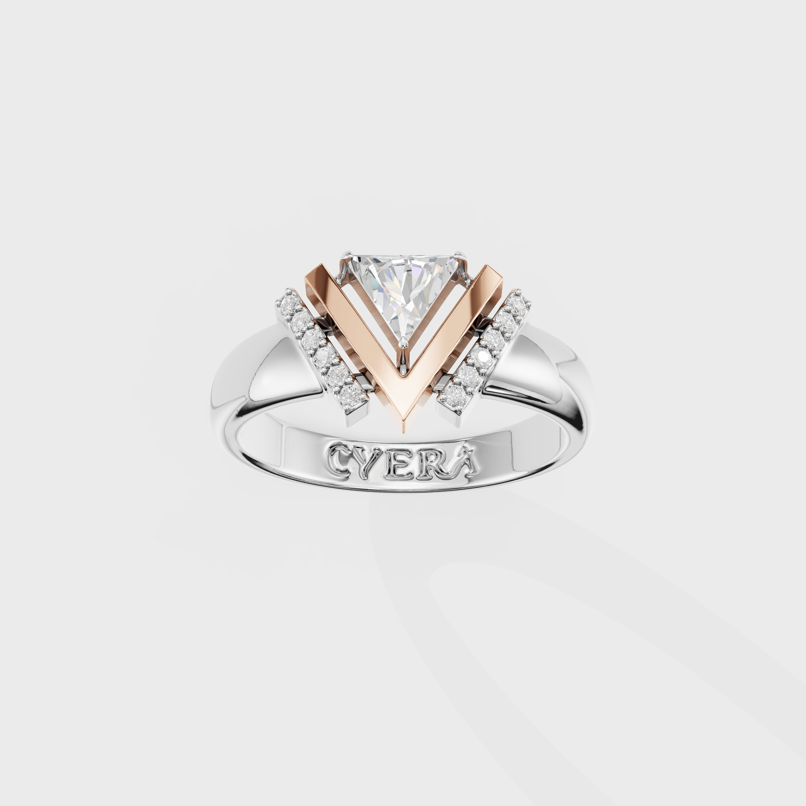 Trigon Diamond Ring - Cyera Gems & Jewellery